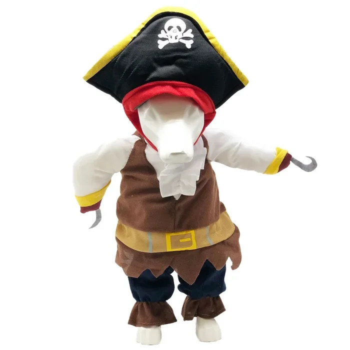 Pet Life ‘Captain Snuggles’ Pirate Pet Dog Costume Uniform