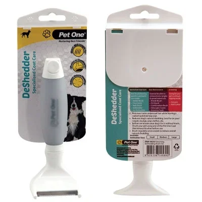 Pet One Grooming Deshedder Brush Large Premium Handle