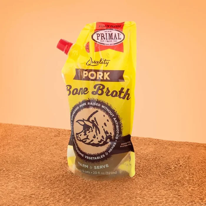 Primal Bone Broth Hydrator Pork Formula Dog & Cat Food 20oz