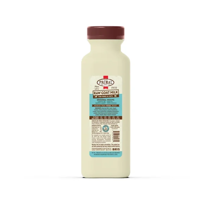 Primal Frozen Raw Goats Milk