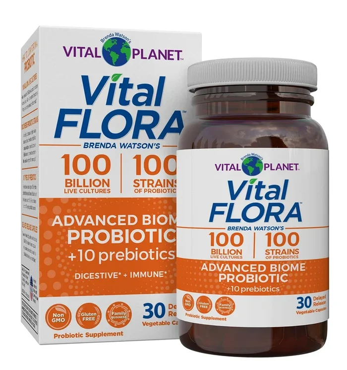 Probiótico Vital Flora Advanced Biome – 30 unidades