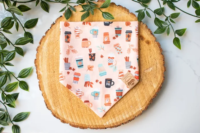 PSL Season – Dog Bandana Tie-On with Snap Buttons