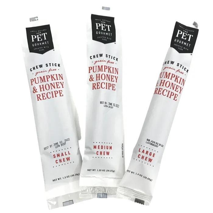 Pumpkin & Honey Chew Sticks