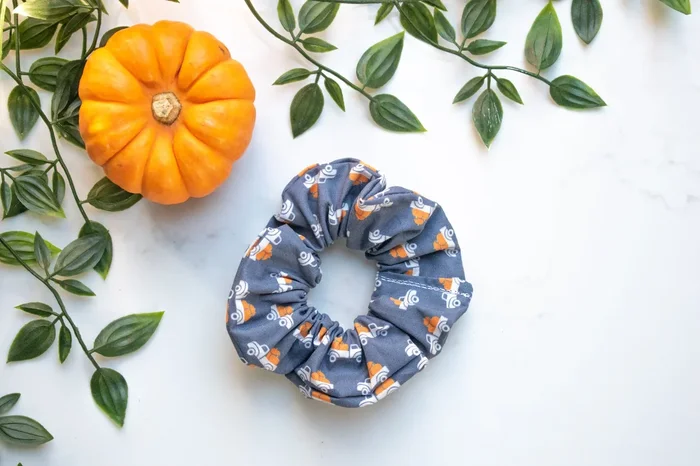 Pumpkin Carriage Matching Scrunchies