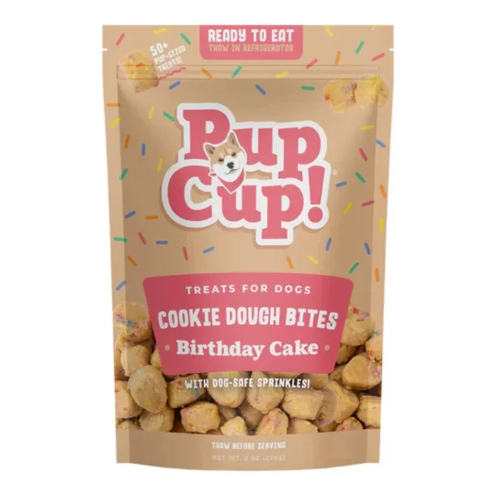Pup Cup Frozen Cookie Dough Birthday Bites 8oz