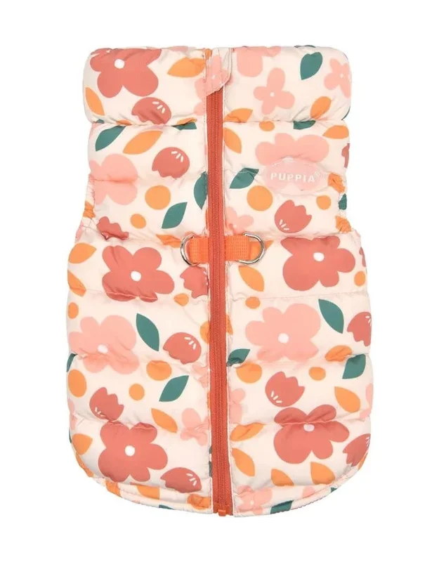 PUPPIA Hibiscus Coat Orange