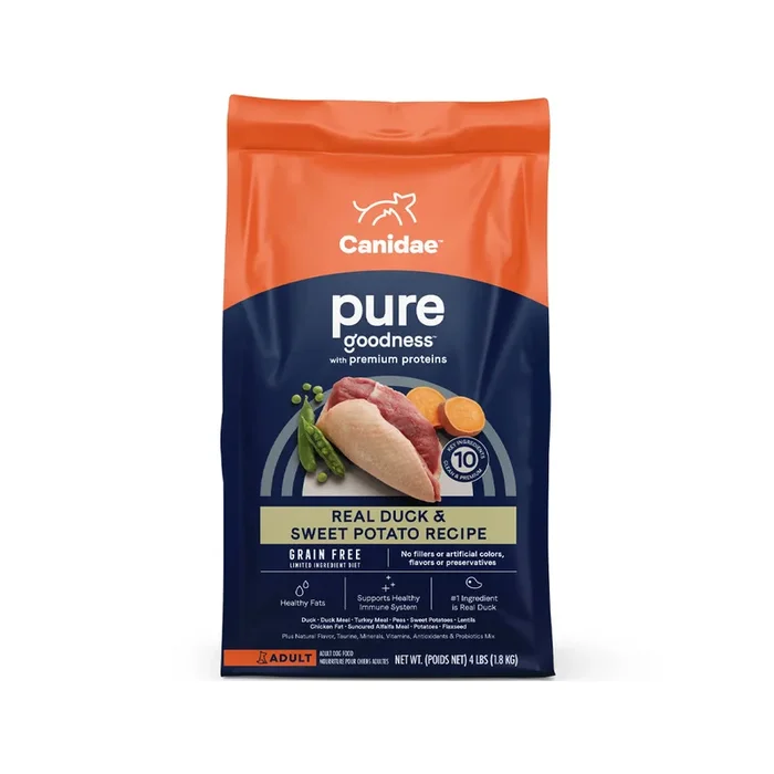 PURE Grain Free Dog Dry Food – Duck & Sweet Potato