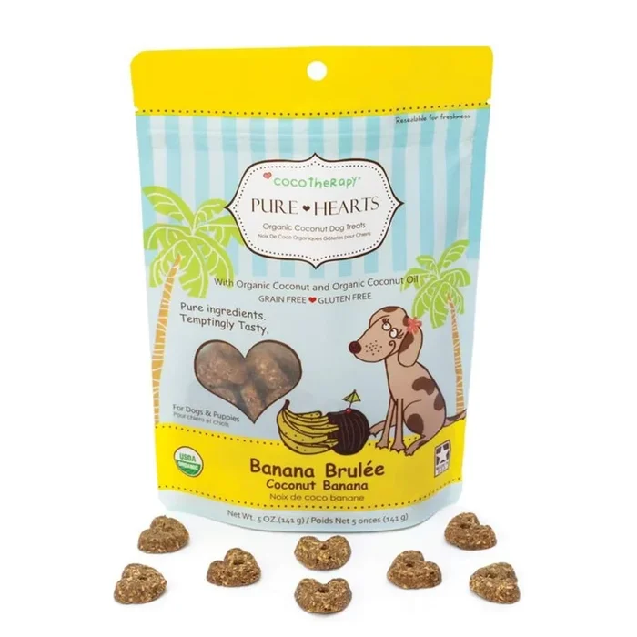 Pure Hearts Coconut Cookies Dog Treats – Banana Brulee