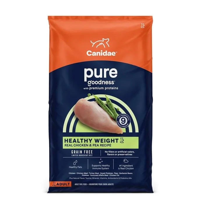 PURE Weight Management Grain Free Dog Dry Food – Chicken & Pea