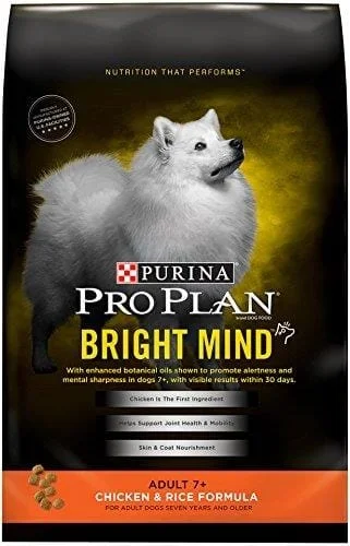 Purina Pro Plan Bright Mind Chicken & Rice Formula Senior Dry Dog Food