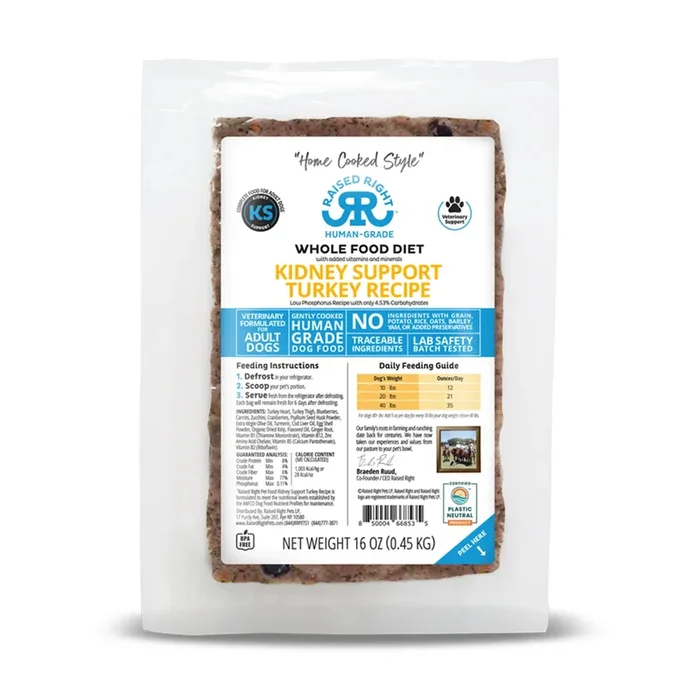 Raised Right Adult Turkey Kidney Support 1lb