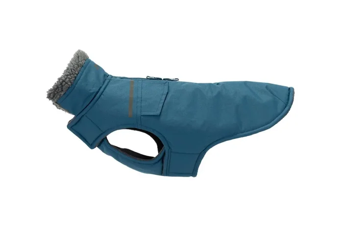 RC Pets District Parka Dog Coat, Arctic Blue, 30