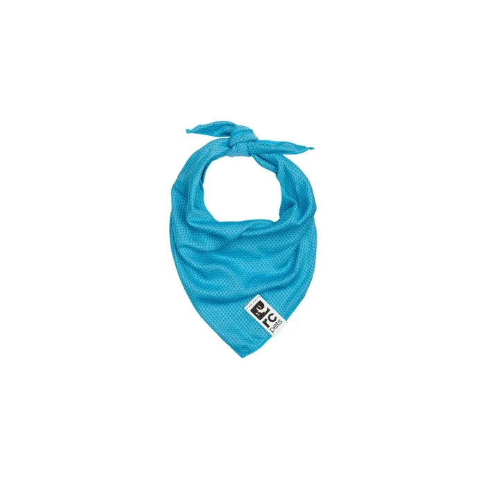 RC PETS Dog Zephyr Cooling Bandana, Aqua, S/M, 8″ – 17″