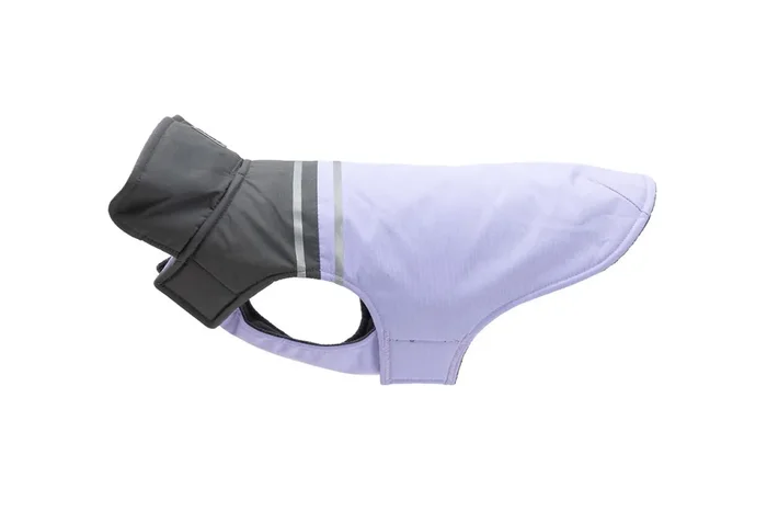 RC Pets Vista Dog Coat, Lilac/Dark Grey, 12