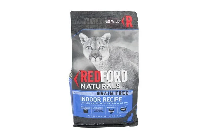 Redford Naturals Grain Free Indoor Recipe Adult Cat Food, 4 Pounds