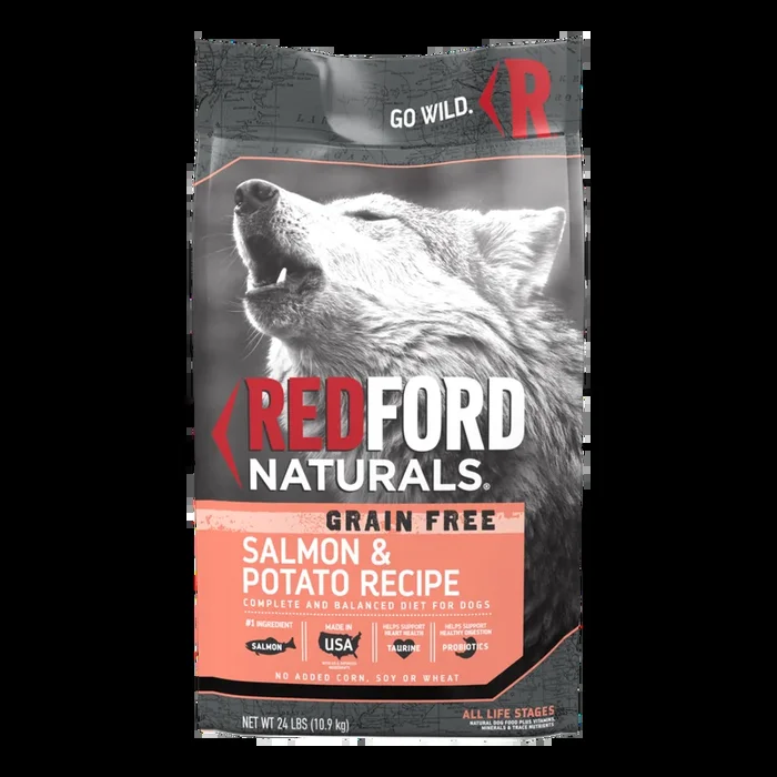 Redford Naturals Grain Free Salmon & Potato Recipe Dog Food, 24 Pounds