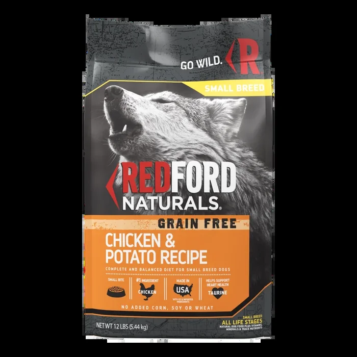 Redford Naturals Grain Free Small Breed Chicken & Potato Recipe Dog Food, 12 Pounds