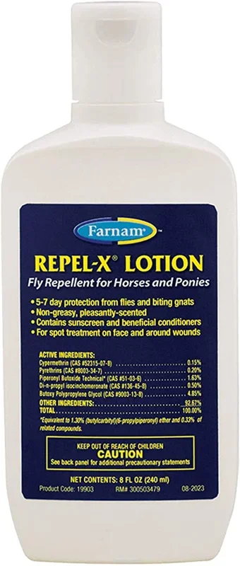 Repel-X Lotion Fly Repellent for Horses and Ponies