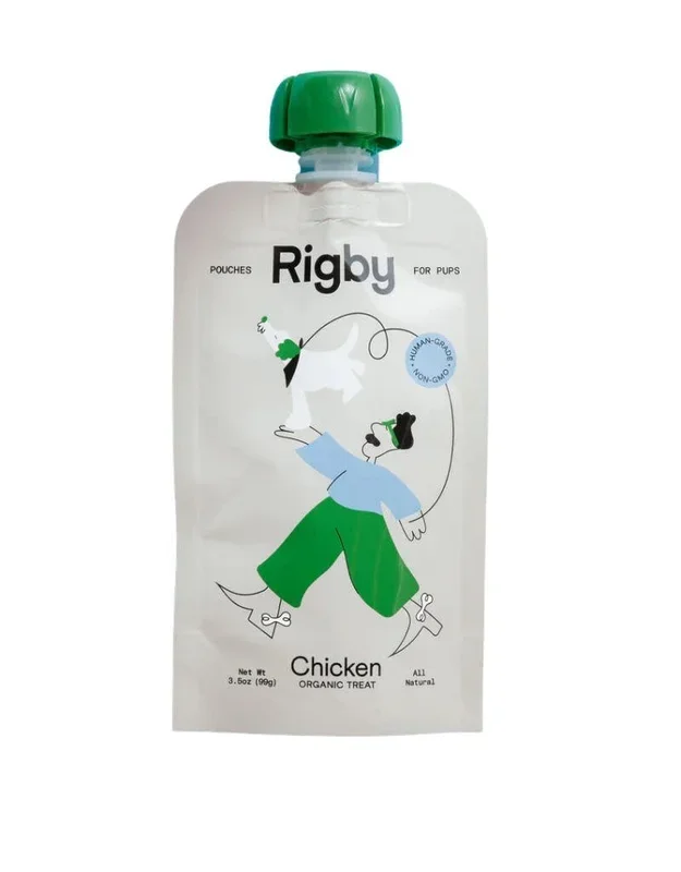 RIGBY Organic Chicken Pouch Lickable Dog Treat