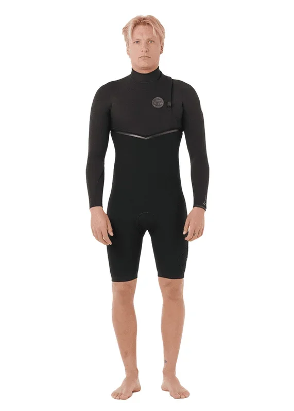Rip Curl Mens E-Bomb 2mm Zipperless LS Spring Suit Wetsuit
