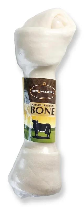 Ruff & Whiskerz Natural Rawhide Bone 11″