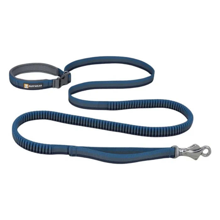 RuffWear Roamer Bungee Dog Leash 7.3-11′ Orion Blue