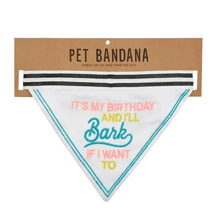 Santa Barbara It’s My Birthday Pet Bandana