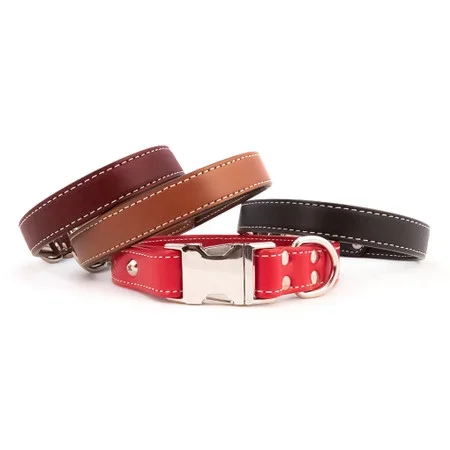 Seneca Side-Release Leather Collars