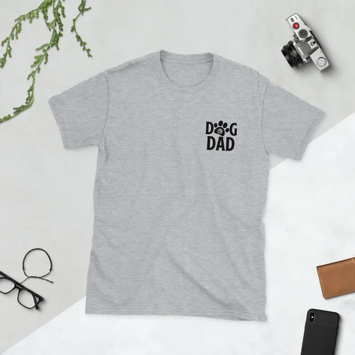 Short-Sleeve Dog Dad’s T-Shirt