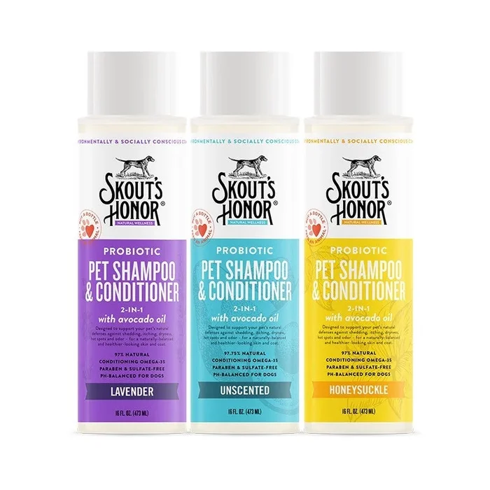 Skout’s Honor Shampoo/Conditioner Honeysuckle 16oz