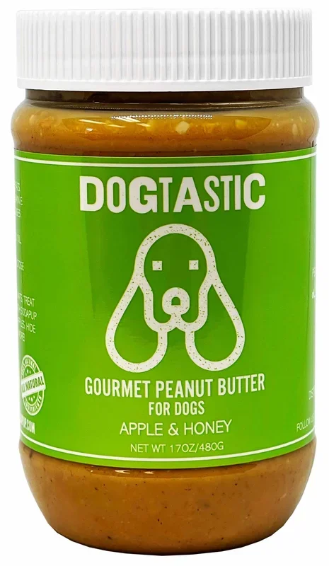 SodaPup Dogtastic Gourmet Peanut Butter for Dogs – Apple & Honey Flavor