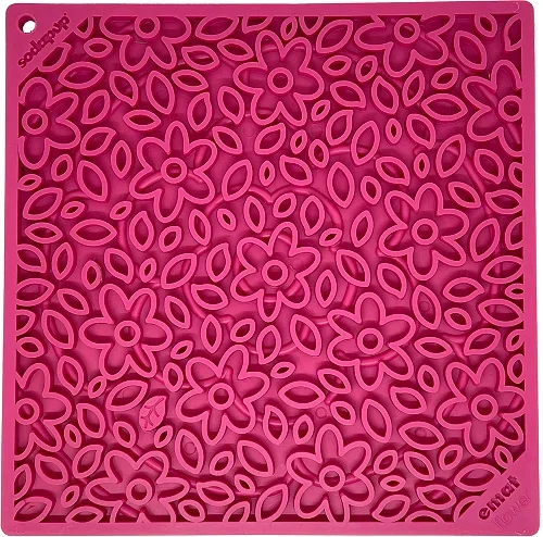 SodaPup Enrichment Lick Mat – Flower Power Large