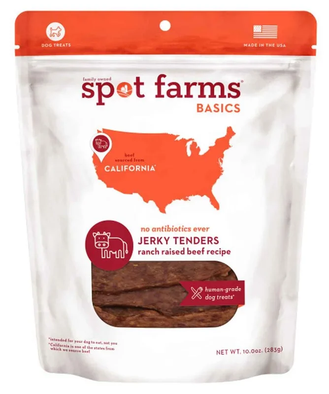 Spot Farms Basic Beef Tenders Dog Treat, 10 Ounces