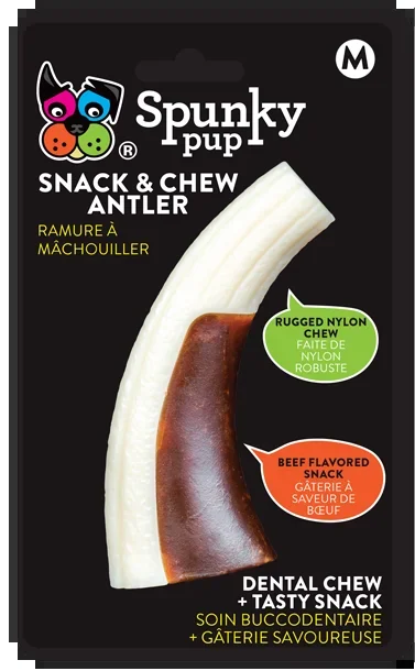 Spunky Pup Snack & Chew Antler