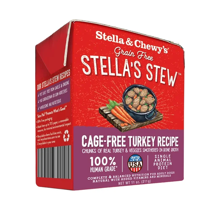 STELLA & CHEWY’S Dog Stew Turkey 11oz CASE/12