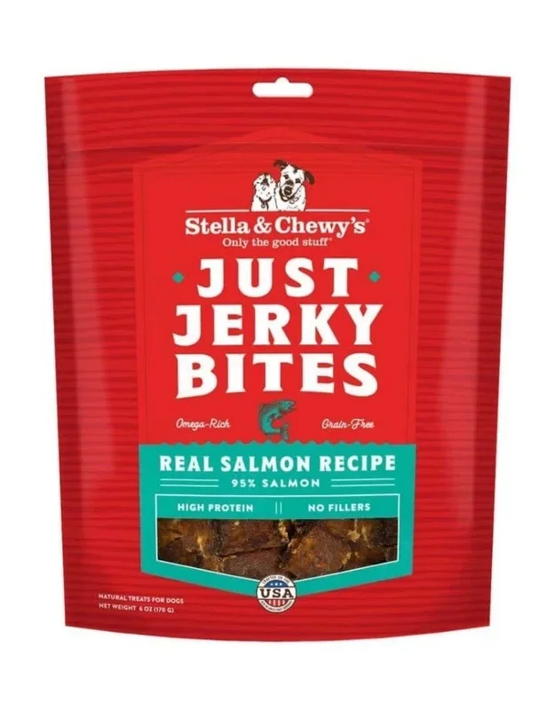 STELLA & CHEWY’S Just Jerky Bites 6 oz Salmon