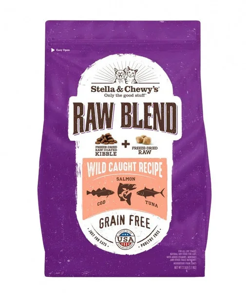 Stella & Chewy’s Raw Blend Kibble Wild Caught Recipe Dry Cat Food