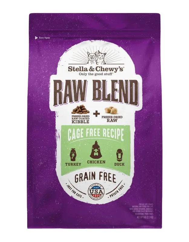 STELLA & CHEWY’S Raw Blend Poultry Dry Cat Food