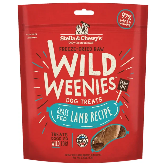 Stella & Chewy’s Wild Weenies Grass Fed Lamb 3.25 oz