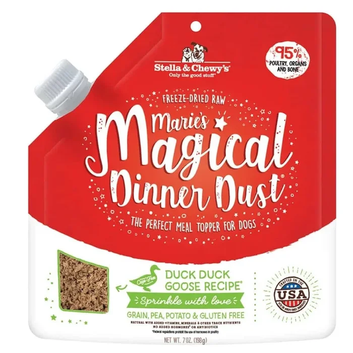 STELLA & CHEWYS Magical Dinner Dust Duck Goose for Dogs 7oz