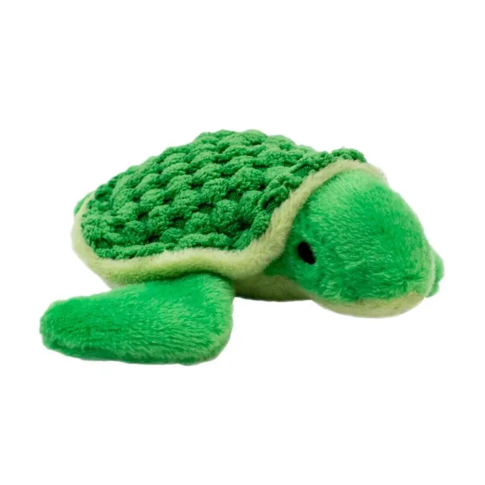 Tall Tails Baby Turtle with Squeaker Dog Toy, 4 Inches