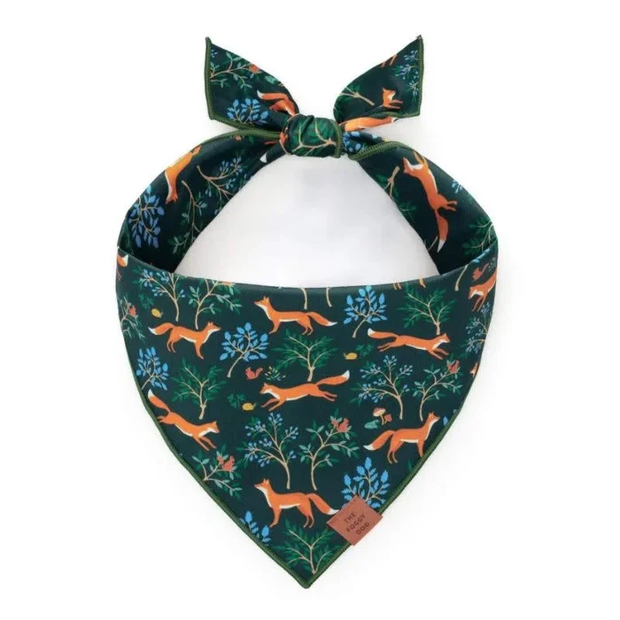 THE FOGGY DOG Dog Bandana Woodland Fox