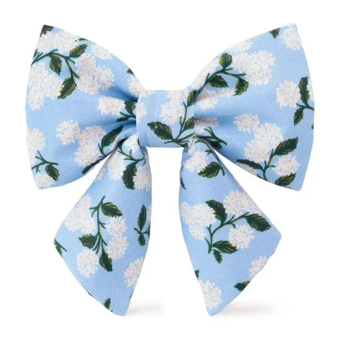 THE FOGGY DOG Sailor Bow Tie Hydrangea Spring