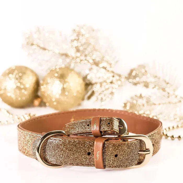The Sparkling Pup: Glitter Gold