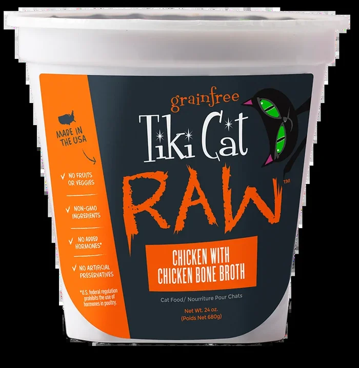 Tiki Cat® Raw™ Chicken with Chicken Bone Broth