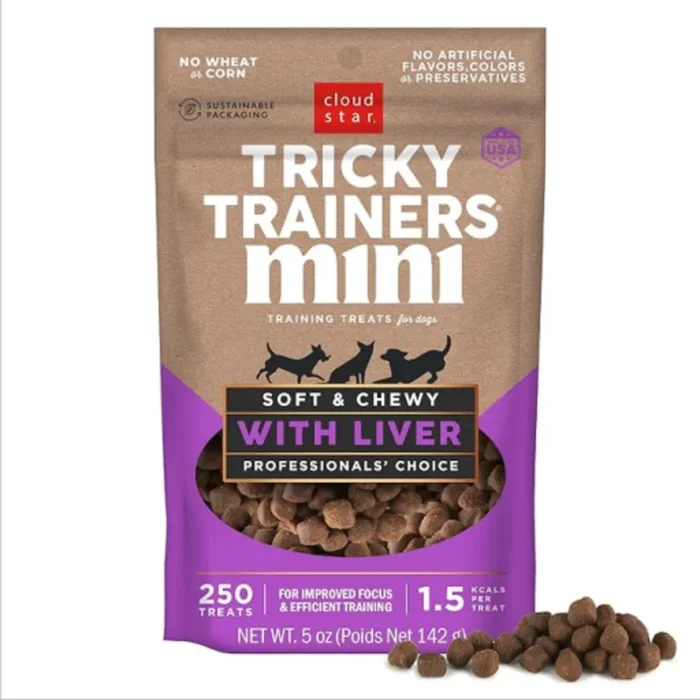 Tricky Trainers Mini Liver Treats 5oz*