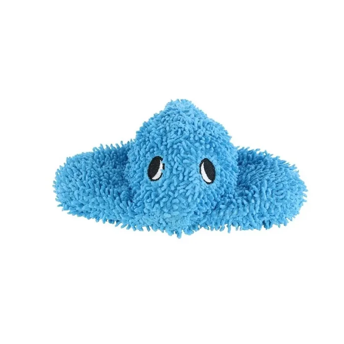 Tuffy’s Mighty Microfiber Ball Stingray Blue