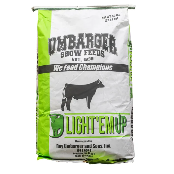 Umbarger Show Feeds Light ‘Em Up Show Cattle Feed