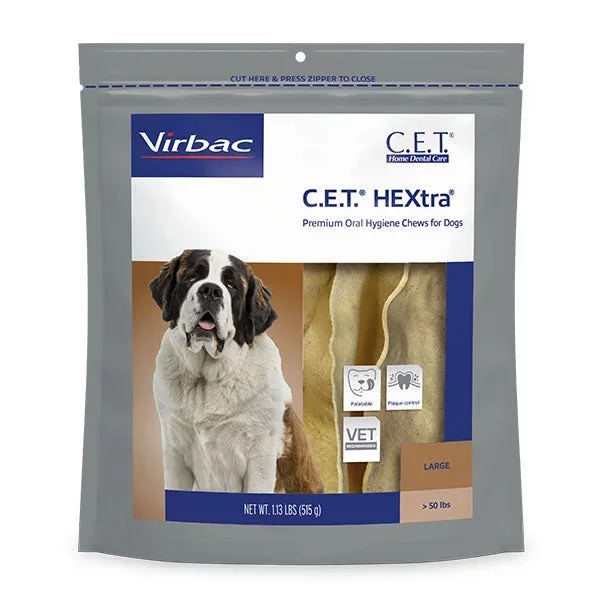 Virbac C.E.T. HEXtra Premium Oral Hygiene Chews