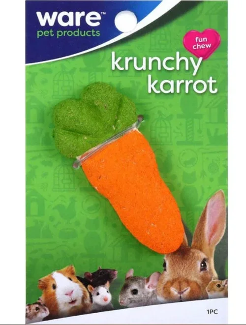 Ware Krunchy Karrot Small Animal Treat